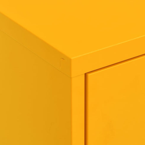 Lady Jillian -  Storage Cabinet Mustard Yellow 80x35x101,5 cm Steel - Model 2